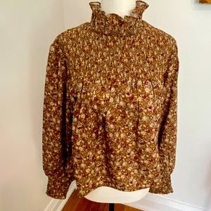 Romantic floral blouse